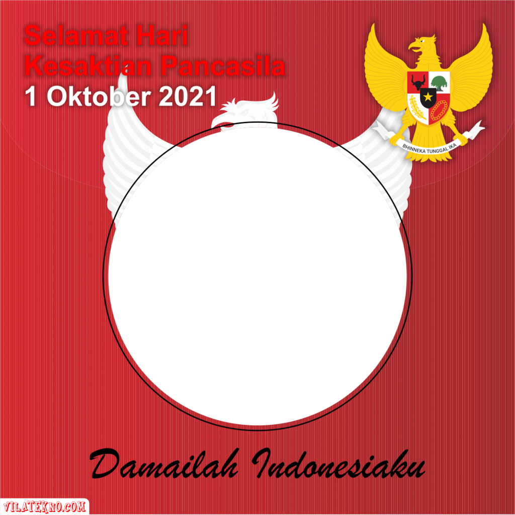 Bingkai Foto Hari Kesaktian Pancasila 2021 Gratis