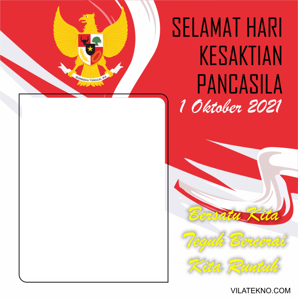 Twibbon Hari Kesaktian Pancasila 2021 Keren & Gratis