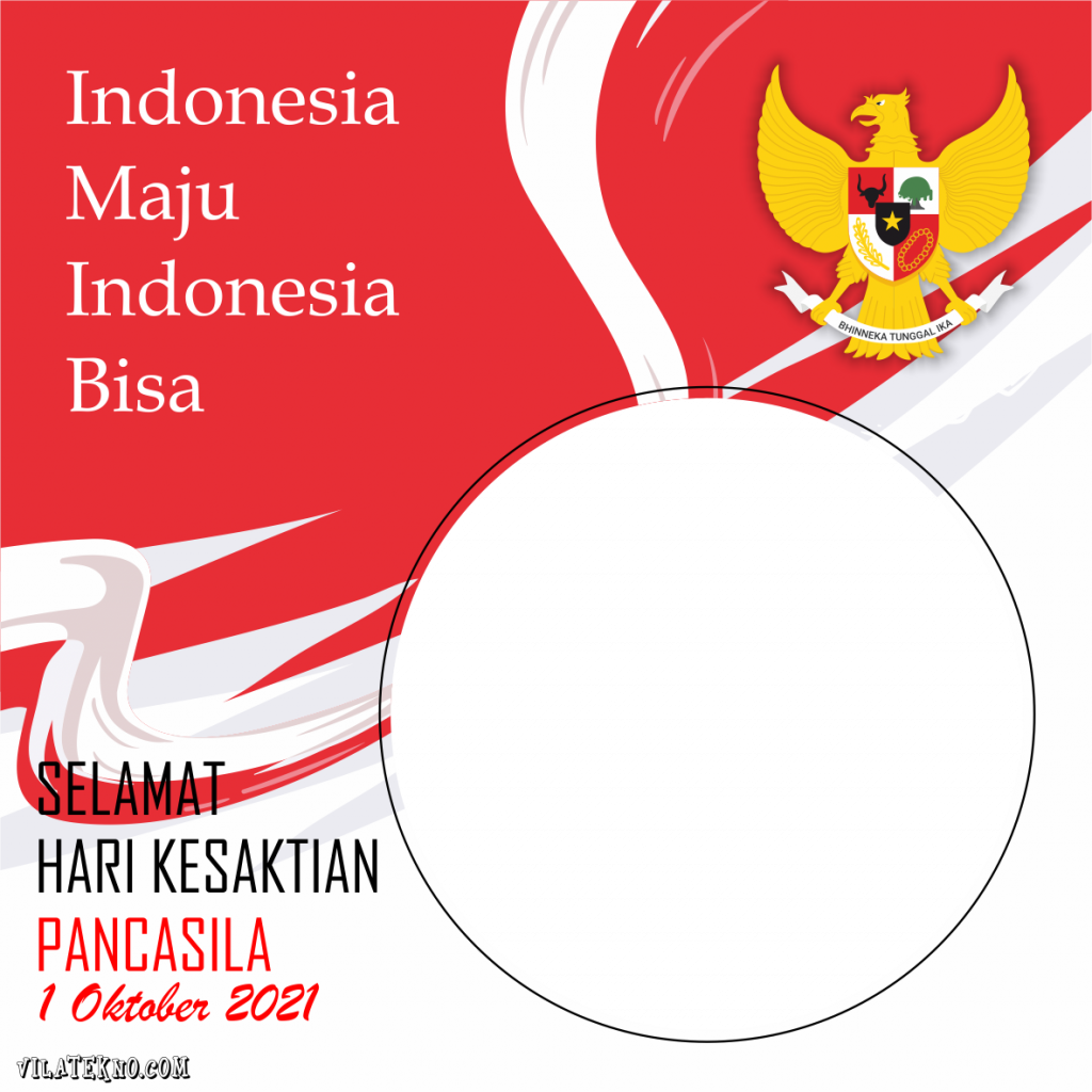 Bingkai Foto Hari Kesaktian Pancasila 2021 Gratis