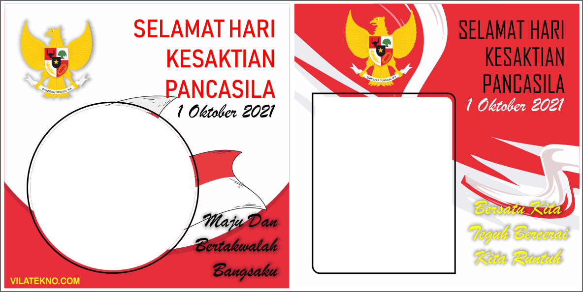 Twibbon Hari Kesaktian Pancasila 2021 Keren & Gratis